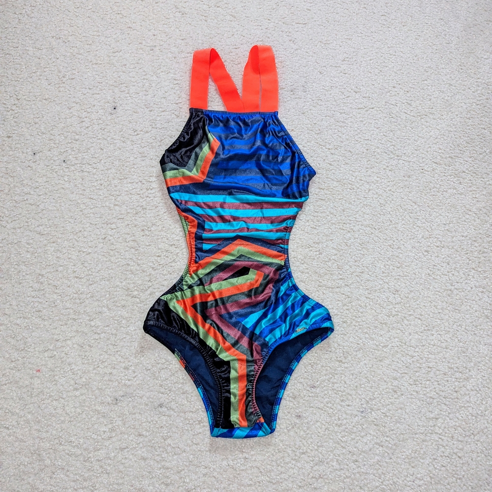 Colorful Brazil Vibrant Salinas Sexy Women's One Piece Swimsuit
